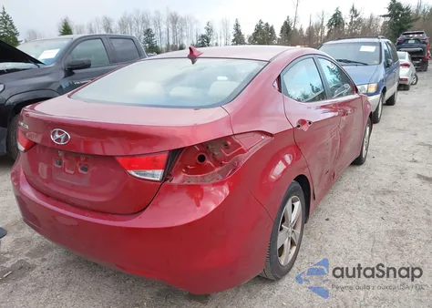 2012 Hyundai Elantra Gls (Ulsan Plant) из США, поврежденный, VIN KMHDH4AE3CU214341
